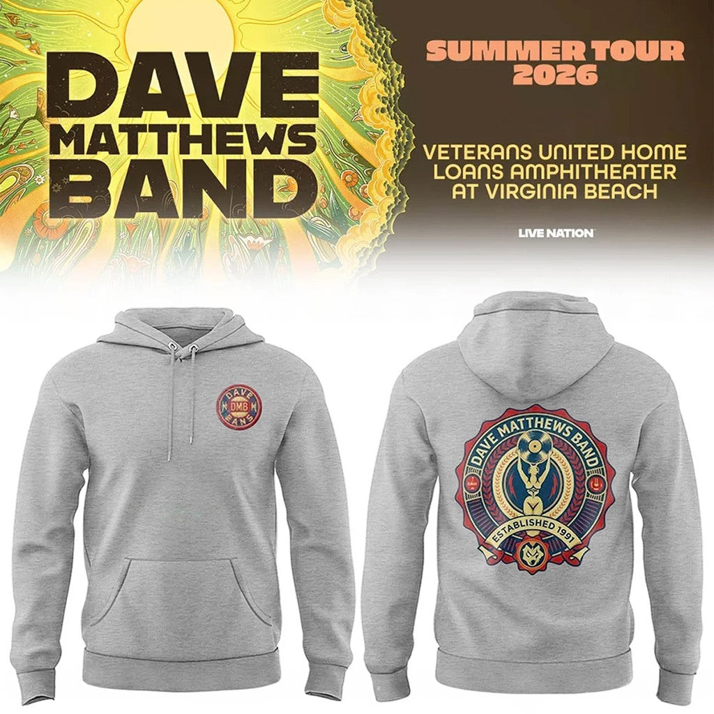 Dave Matthews Band Summer Tour 2026 Hoodie DMB Merch Music Fan Apparel Gift For Dad - Loomnari