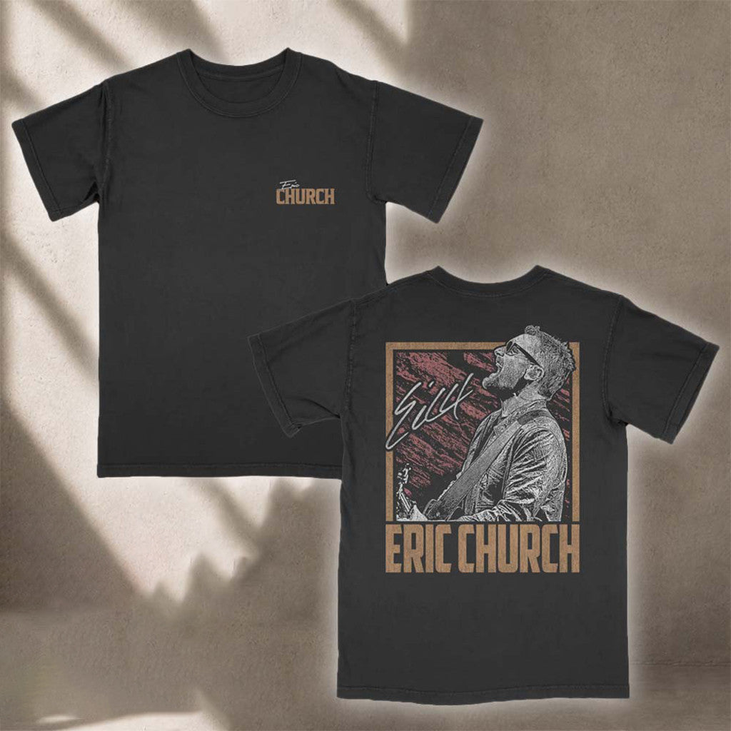Eric Church Black Photo 26 T-Shirt 2026 Eric Church Merch Gifts For Your Husband - Loomnari