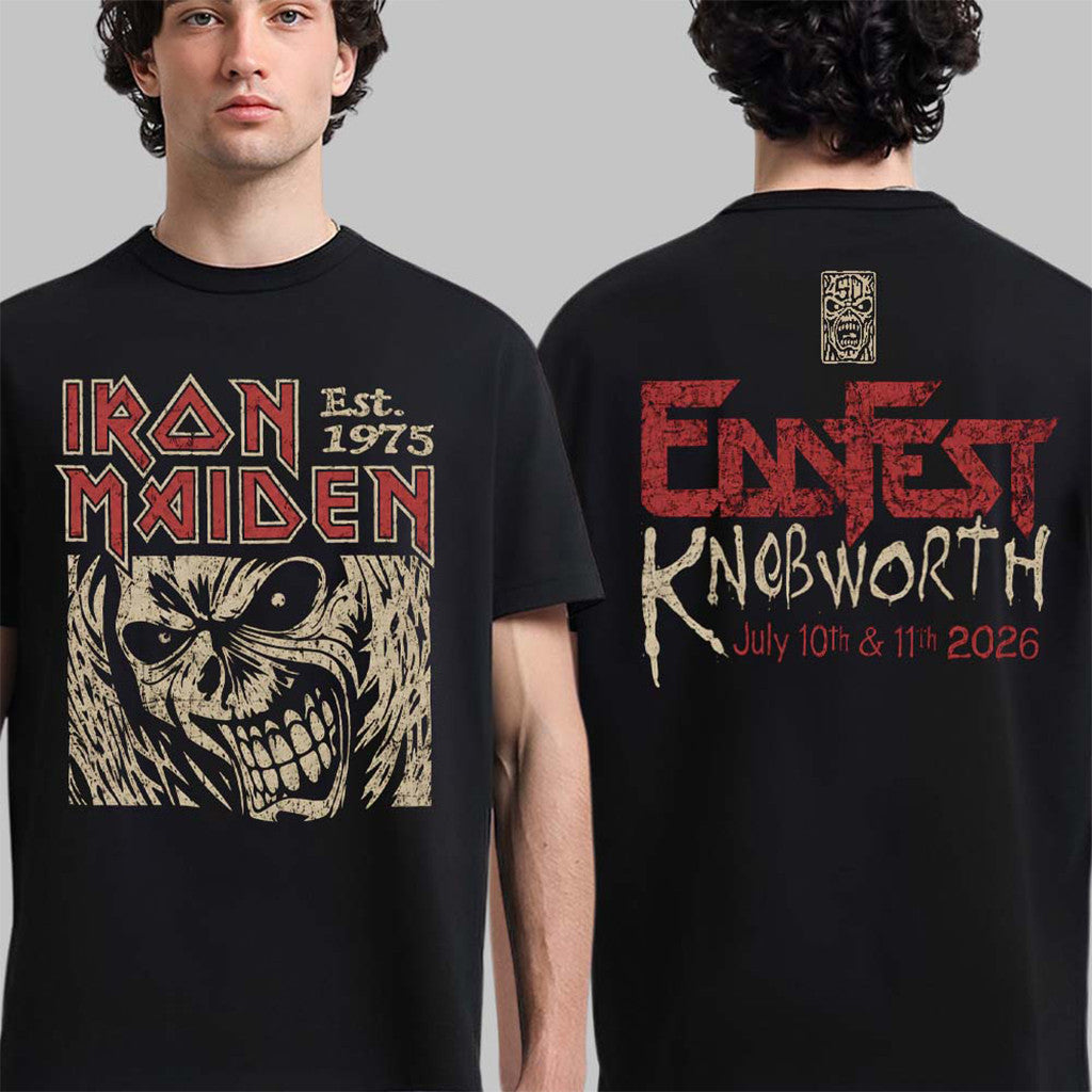 Iron Maiden Eddfest Knebworth 2026 T-Shirt Iron Maiden Merch Gifts For My Him - Loomnari
