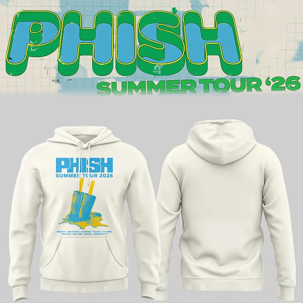 Phish Summer Tour 2026 Hoodie Phish Band Merch Best Gifts For Music Lovers - Loomnari