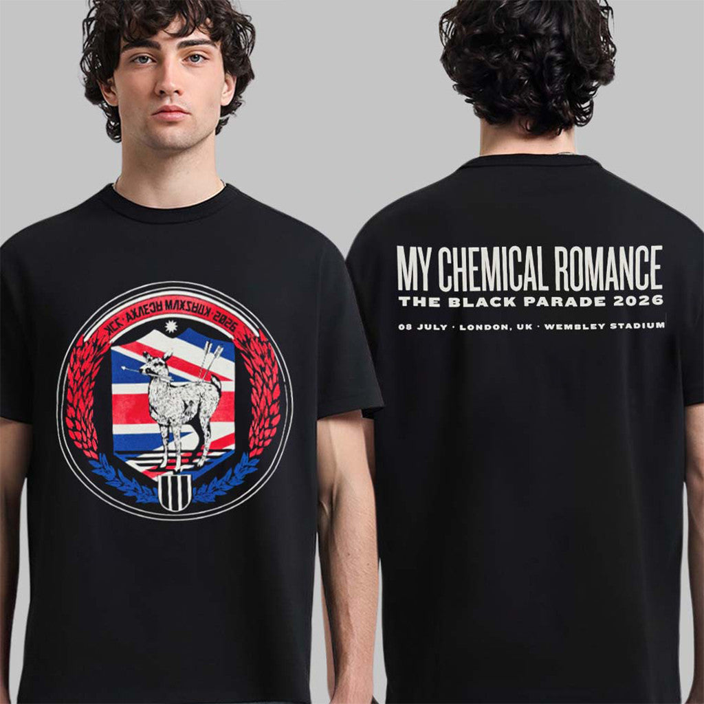 My Chemical Romance London UK T-Shirt The Black Parade 2026 Shirt Birthday Gift For Husband - Loomnari