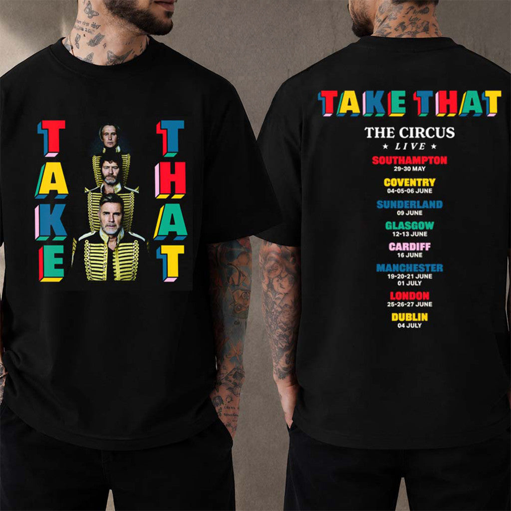 Take That The Circus Live 2026 T-Shirt Take That Merch Gift For Him - Loomnari