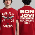 Bon Jovi Forever Tour 2026 Merch Bon Jovi New York City T-Shirt Gifts For Your Husband - Loomnari