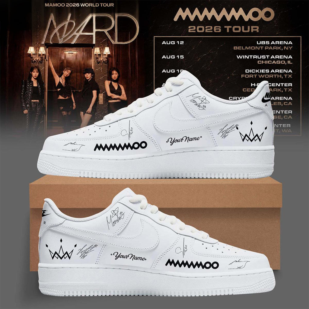 Personalized Mamamoo 2026 4WARD World Tour Sneakers Mamamoo Concert Merch Gift for Moomoo - Loomnari