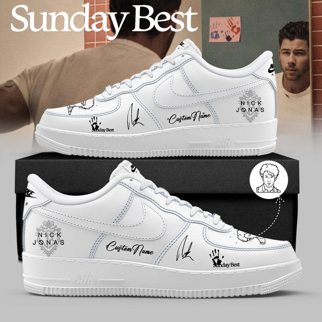 Personalized Nick Jonas Sunday Best Tour 2026 Signature Shoes Sneakers Nick Jonas Merch - Loomnari
