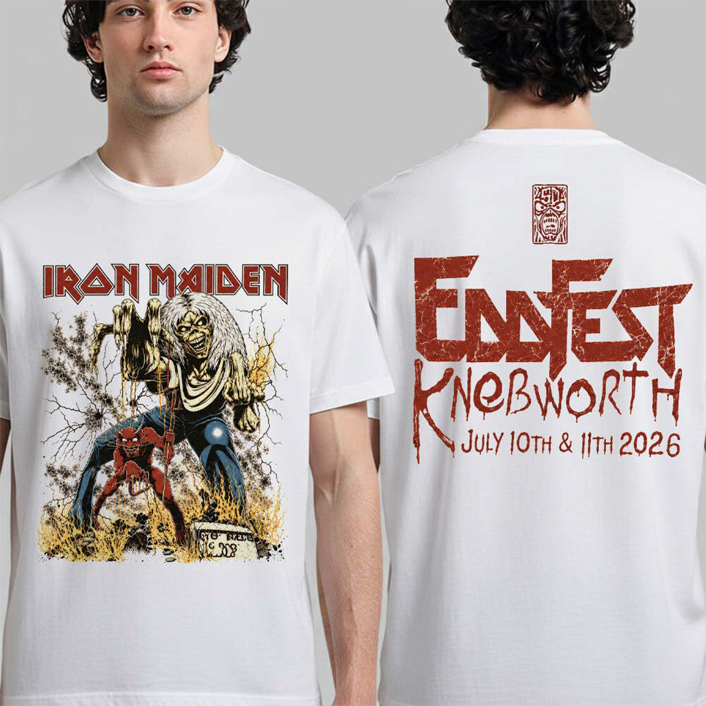 Iron Maiden Eddfest Knebworth 2026 T-Shirt Iron Maiden Merch Best Gifts For Men - Loomnari