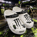 Monster Energy White Clogs Crocs 2026 Monster Energy Merch Useful Gifts For Dad - Loomnari