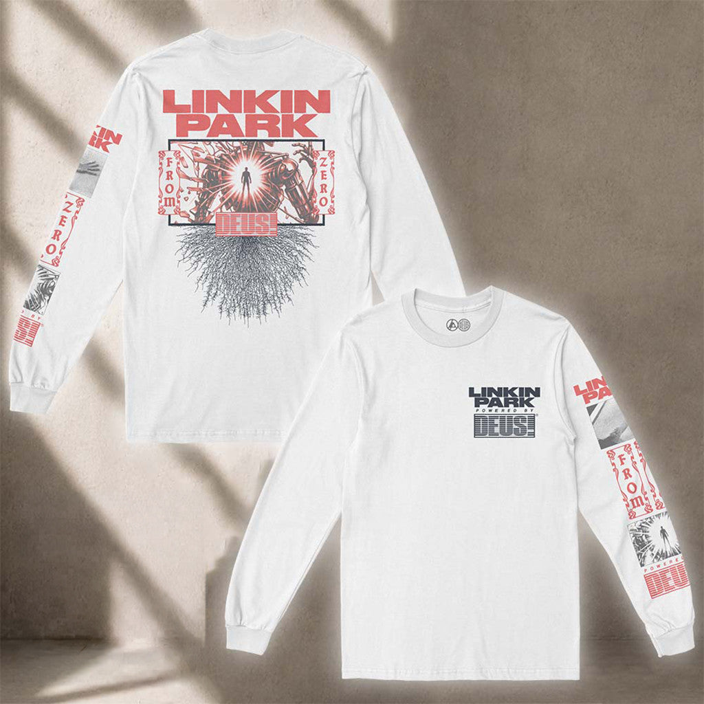 Linkin Park X Deus Ex Long Sleeve Shirt Linkin Park Merch Unique Gifts For Brother - Loomnari