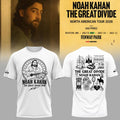 Noah Kahan The Great Divide Tour 2026 White T-Shirt Noah Kahan Tour Merch Music Lover Gifts - Loomnari