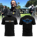 Ringo Starr 86 Birthday Peace And Love T-Shirt Best Birthday Gift For Husband - Loomnari