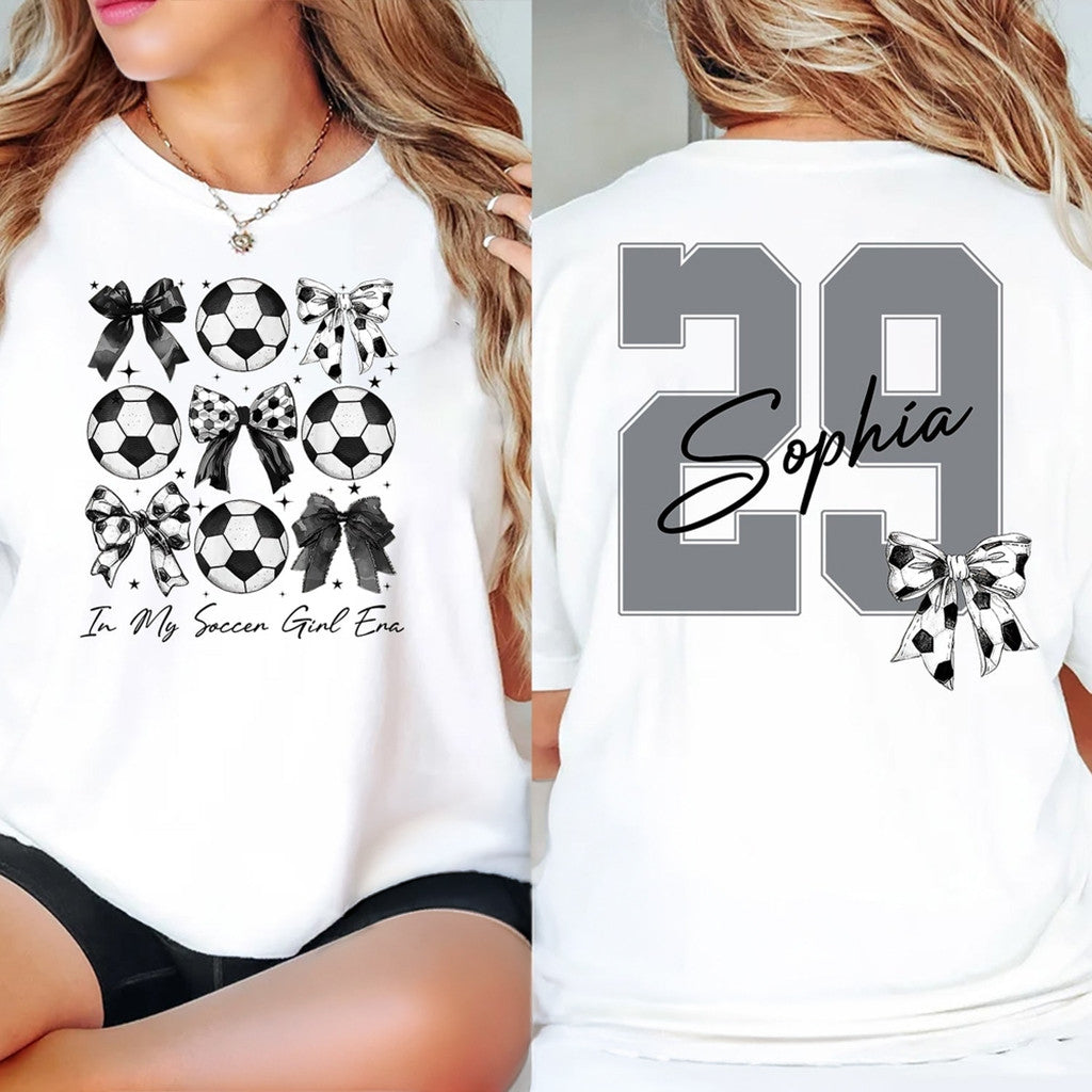 Personalized Soccer Girl T-Shirt In My Soccer Girl Era Graphic Shirt Gift For Soccer Lovers - Loomnari