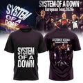 SOAD Merch 2026 System Of A Down Europe UK Stadium Tour Signature Shirt Gift For Band Fans - Loomnari