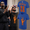 New York Knicks Jalen Brunson 11 Signatures Print X Ray T-Shirt NY Knicks Merch Gift For Fan - Loomnari