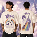 Snoopy X DIO Ride The Rainbow Raise The Horns T-Shirt DIO Pride Month Merch Fan Gift - Loomnari