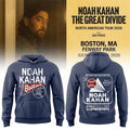 Noah Kahan X Boston Red Sox The Great Divide Tour 2026 Hoodie Noah Kahan Boston Merch Fan Gifts - Loomnari