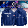 Notre Dame Campus Freedom X Turning Point USA Hoodie Turning Point Merch Gift For Him - Loomnari