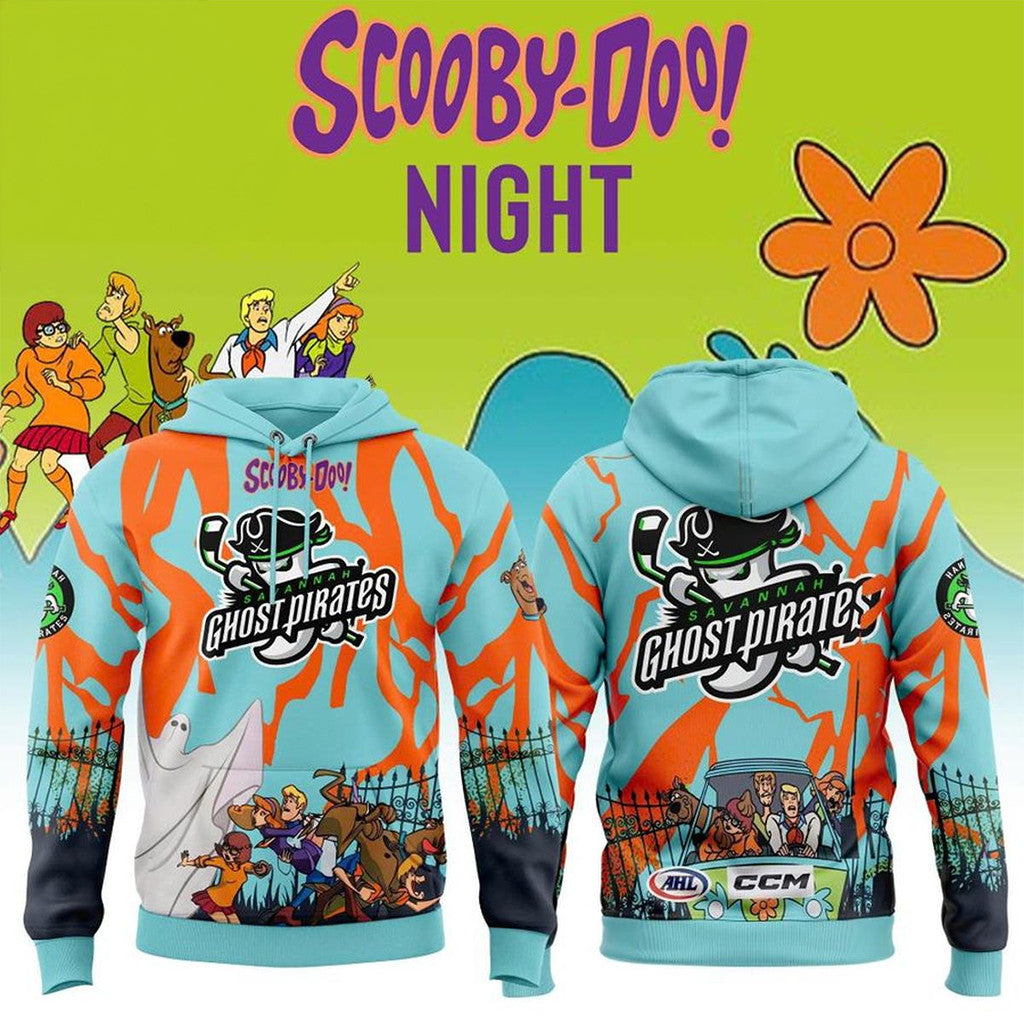 Savannah Ghost Pirates X Scooby Doo Night 2026 Hoodie Savannah Ghost Pirates Merch Fan Gifts - Loomnari