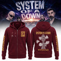SOAD Merch 2026 System Of A Down Hypnotize Zip Hoodie Best Gifts For Heavy Metal Band Fans - Loomnari