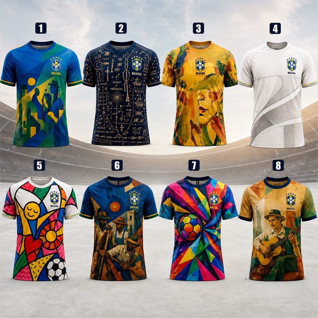 Brazil 2026 World Cup Artistic Concept Jersey Shirt Brazil National Team Merch Gift For Fans - Loomnari