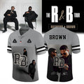 Chris Brown R And B Tour Baseball Jersey Team Brown Jersey RAndB Merch 2026 Gift For Music Fans - Loomnari