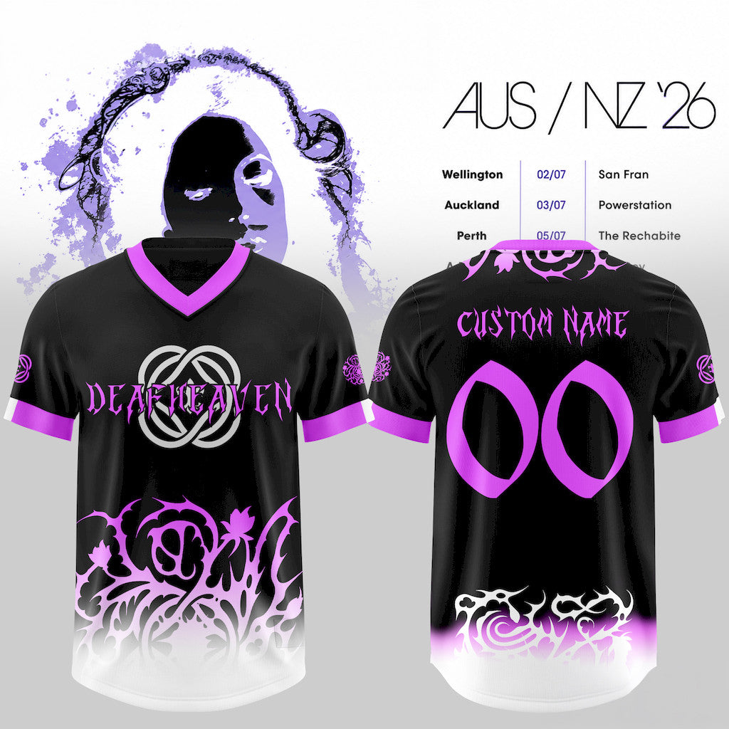 Personalized Deafheaven AUS NZ Tour 2026 Jersey Shirt Deafheaven Merch Gift For Fans - Loomnari