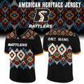 Personalized Arizona Rattlers Native American Heritage 2026 Jersey Shirt Arizona Rattlers Merch - Loomnari