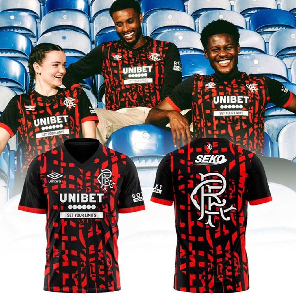 Rangers FC Third Crest Soccer Jersey Rangers FC Merch 2026 Best Gifts For Fans - Loomnari