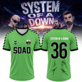 SOAD Merch 2026 System Of A Down EU Uk Tour Signature Jersey Gifts For Music Lovers - Loomnari