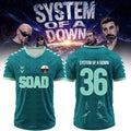 SOAD Merch 2026 System Of A Down EU UK Tour Signature Jersey Presents For Music Lovers - Loomnari