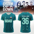 System Of A Down Merch 2026 SOAD Europe UK Stadium Tour Baseball Jersey Fan Apparel Signed - Loomnari