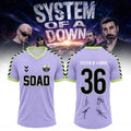 SOAD Merch 2026 System Of A Down Toxicity Tour Signature Jersey Cool Gift For Music Lovers - Loomnari