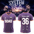 SOAD Tour Merch 2026 System Of A Down EU Uk Tour Signature Jersey Best Gifts For Music Lovers - Loomnari