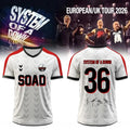 System Of A Down Merch 2026 SOAD Tour Toxicity Signature Jersey Cool Gifts For Music Lovers - Loomnari