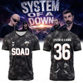 SOAD Tour Merch 2026 System Of A Down EU Uk Tour Signature Jersey Music Fan Gift For Him - Loomnari