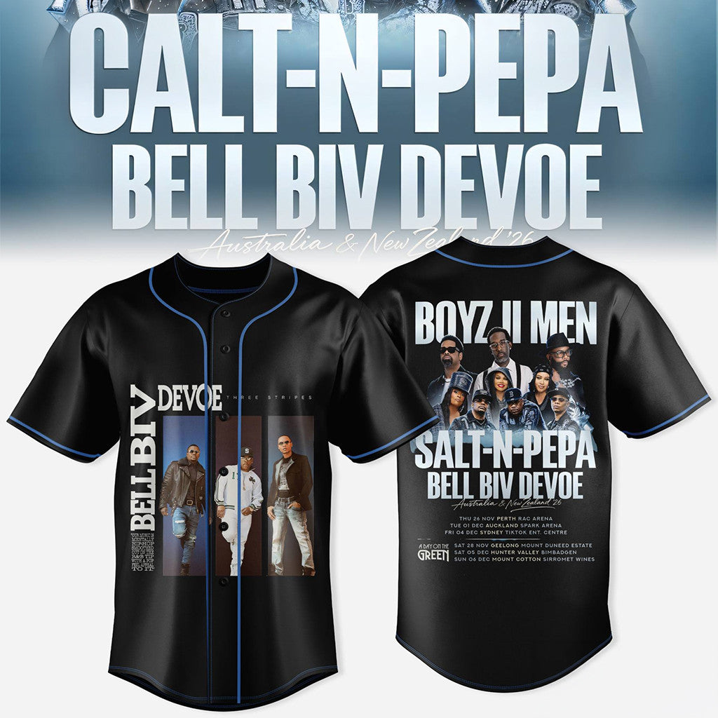 Salt N Pepa Boyz II Men Bell Biv Devoe Concert Baseball Jersey Salt N Pepa Merch 2026 Fan Gifts - Loomnari