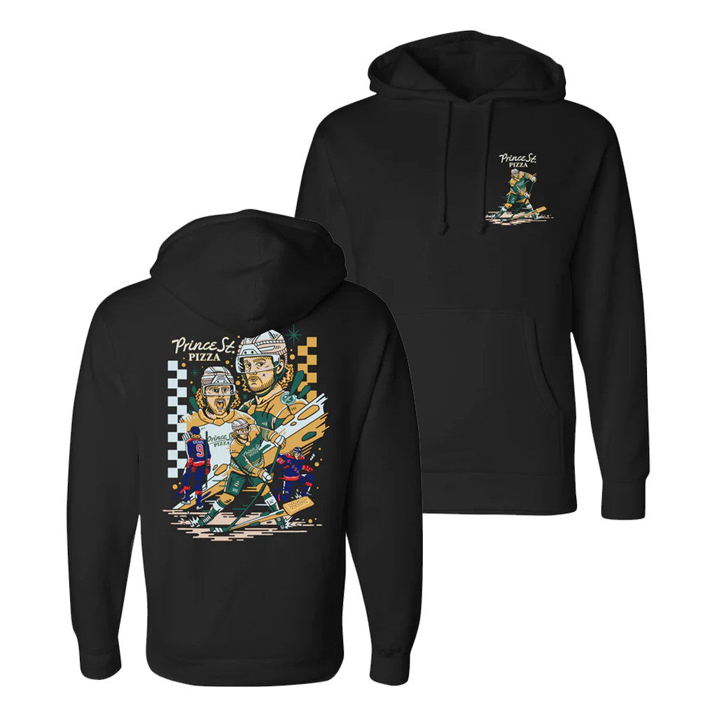 Prince St Pizza Merch 2026 Prince St Pizza X Jack Eichel X Violent Gentlemen Hoodie Fan Gifts - Loomnari