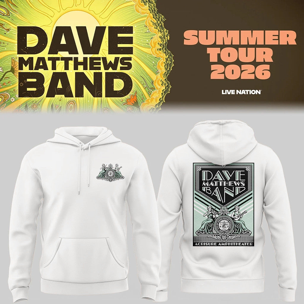 Dave Matthews Band Summer Tour 2026 At Grand Rapids Mi Hoodie DMB Merch Gift For Band Fans - Loomnari