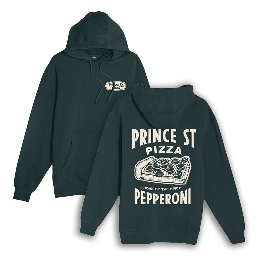 Prince St Pizza Merch 2026 Prince St Pizza Hoodie Home Of The Spick Pepperoni Hoodie BFF Gifts - Loomnari