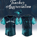 Toronto Blue Jays Teacher Appreciation Night Baseball Jersey Blue Jays Merch Gift For Teachers - Loomnari