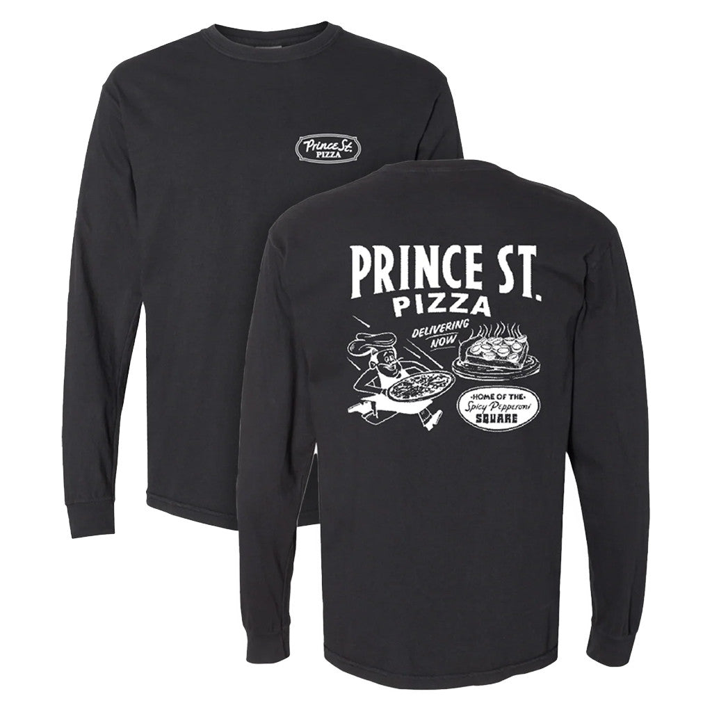 Prince St Pizza Merch 2026 Prince St Pizza Long Sleeve Shirt Foodie Apparel Gift For Brothers - Loomnari