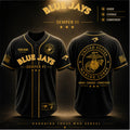 Toronto Blue Jays X USMC Honor Courage Commitment Baseball Jersey Jays Merch Military Gifts - Loomnari