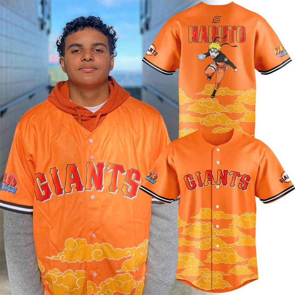 San Francisco Giants X Naruto Shippuden Night 2026 Baseball Jersey SF Giants Merch Fan Gifts - Loomnari