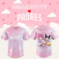 San Diego Padres X Hello Kitty Theme Nights 2026 Baseball Jersey SD Padres Merch Gift Ideas - Loomnari