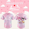 St Louis Cardinals X Hello Kitty Theme Nights Baseball Jersey Fan Merch Cute Gifts For BFF - Loomnari