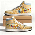 Winnie The Pooh And Friends Bee Kind Autism Awareness High Top Sneakers Gifts For Autistic - Loomnari