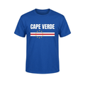 Cape Verde Flag National Striped T-Shirt Cape Verde Merch Gift For Fans - Loomnari