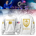 Notre Dame Campus X Freedom Turning Point USA Sweatshirt 2026 TPUSA Merch Gift For Men - Loomnari