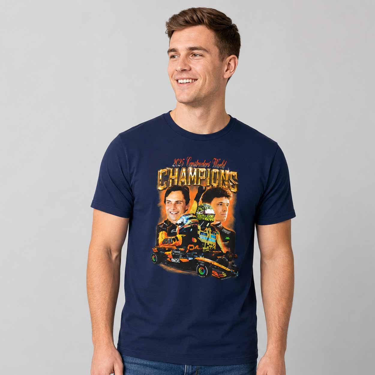 F1 Constructors World Championship T-Shirt Mclaren Merch Gift For Him - Loomnari