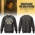 Noah Kahan Tour Merch 2026 The Great Divide Tour Sweatshirt Gifts For Music Fans - Loomnari