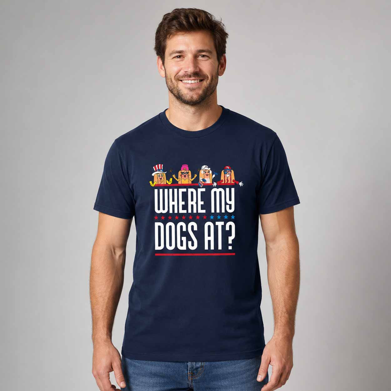 Guardians Where My Dogs At T-Shirt 2026 Guardians Merch Gift For Men - Loomnari